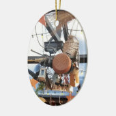 Wintertijd Keramisch Ornament (Links)