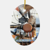 Wintertijd Keramisch Ornament (Voorkant)