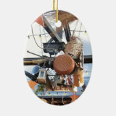 Wintertijd Keramisch Ornament (Achterkant)