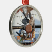 Wintertijd Metalen Ornament (Rechts)