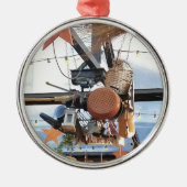 Wintertijd Metalen Ornament (Voorkant)