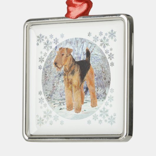 Wintertijd Metalen Ornament (Links)