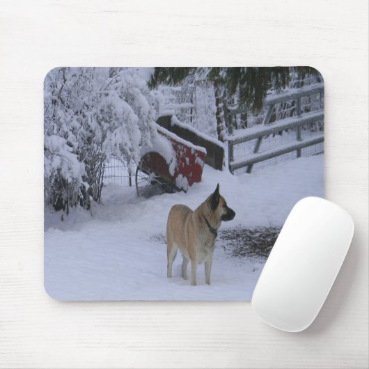 Wintertijd...... Muismat (Met muis)