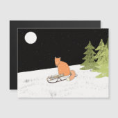 Wintertijd- Slapende Fox - Illustratie (Voorkant / Achterkant)