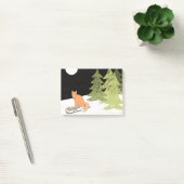 Wintertijd- Slapende Fox - Illustratie Post-it® Notes (Kantoor)