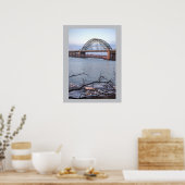 Wintertijd Tacony-Palmyra Bridge Poster (Keuken)