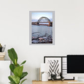 Wintertijd Tacony-Palmyra Bridge Poster (Thuiskantoor)