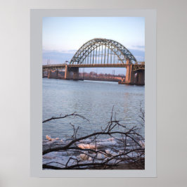 Wintertijd Tacony-Palmyra Bridge Poster