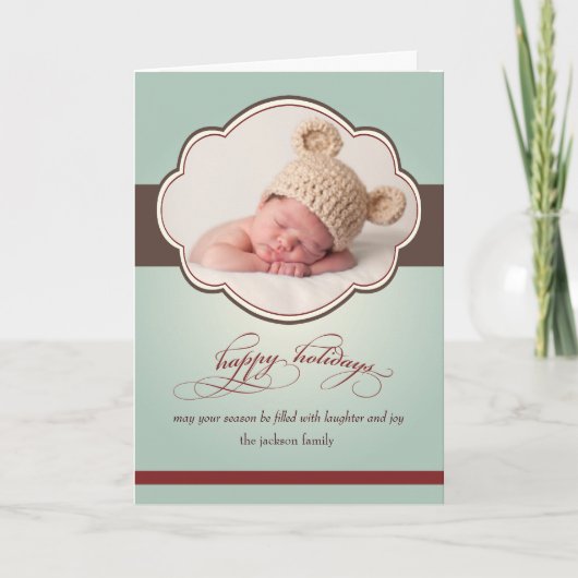 wintertijding feestdagen kaart (Voorkant)