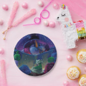 Wintertijdleesbewerking Papieren Bordje (Feest)