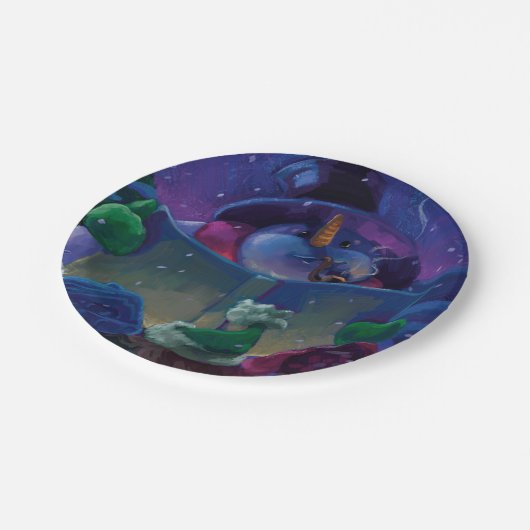 Wintertijdleesbewerking Papieren Bordje (Gekanteld)