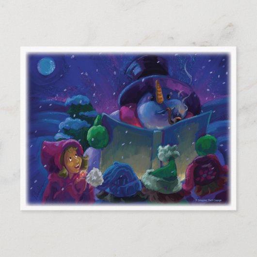 Wintertijdlezen Briefkaart (Voorkant)