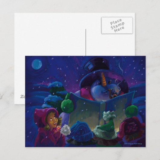 Wintertijdlezen Briefkaart (Voorkant / Achterkant)