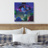 Wintertijdlezen Canvas Afdruk (Insitu (Slaapkamer))