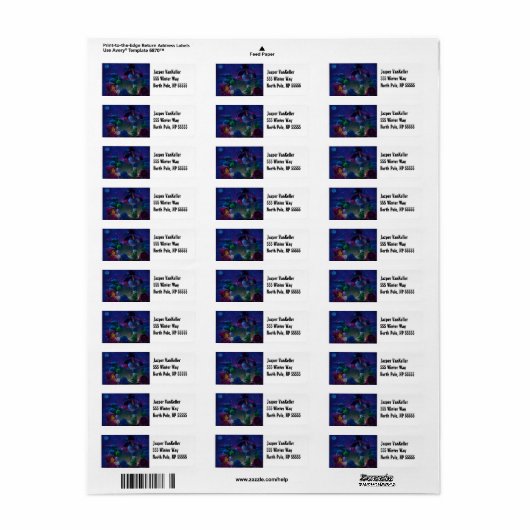 Wintertijdlezen Etiket (Full Sheet)