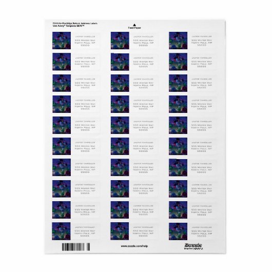 Wintertijdlezen Etiket (Full Sheet)