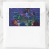 Wintertijdlezen Rechthoekige Sticker (Tas)