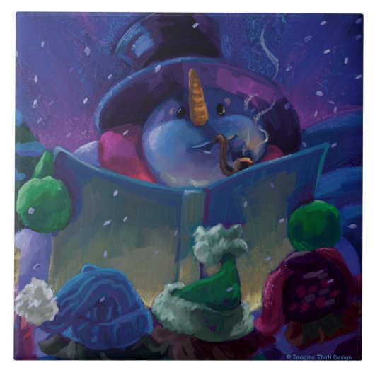 Wintertijdlezen Tegeltje (Voorkant)