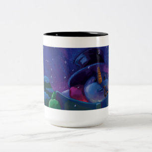 Wintertijdlezen Tweekleurige Koffiemok