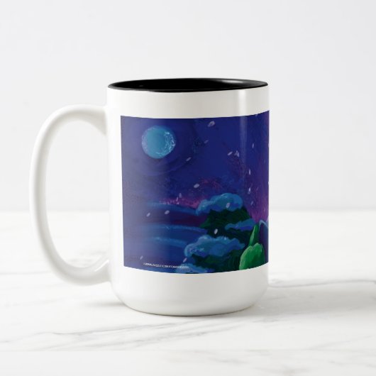 Wintertijdlezen Tweekleurige Koffiemok (Links)