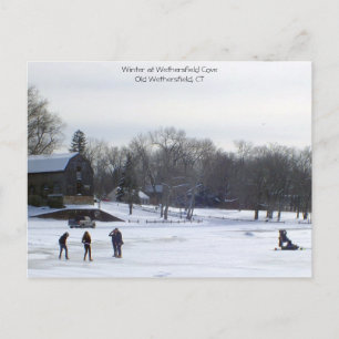 Wintertime Fun - Wethersfield, CT Briefkaart
