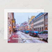 Wintertime in Bamberg Germany Briefkaart (Voorkant / Achterkant)