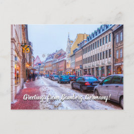 Wintertime in Bamberg Germany Briefkaart
