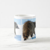 Wintertime Raccoon Excursion Koffiemok (Center)