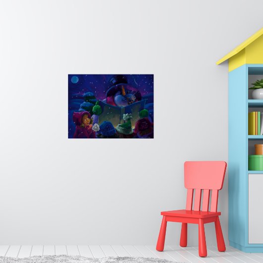 Wintertime Reading Poster (Kinderkamer 1)