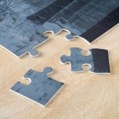 Wintertime Scene in the Forest Legpuzzel (Zijkant)
