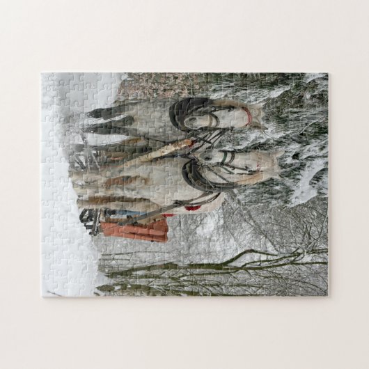 Wintertime Sleigh Ride Legpuzzel (Horizontaal)