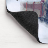 Wintertocht met meisje muismat (Hoek)