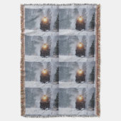 Wintertrein Throw Blanket Deken (Voorkant Verticaal)