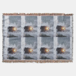Wintertrein Throw Blanket Deken