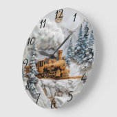 Wintertreinreis, elegantie grote klok (Hoek)