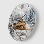 Wintertreinreis, elegantie grote klok (Hoek)