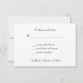 Wintertrouw, dennenappels, trouwkaart kaart (Achterkant)