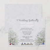 Wintertrouw-Natuurthema: Kaart (Voorkant / Achterkant)