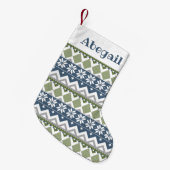 Wintertrui Aangepaste Kous Kleine Kerstsok (Voorkant (Hangend))