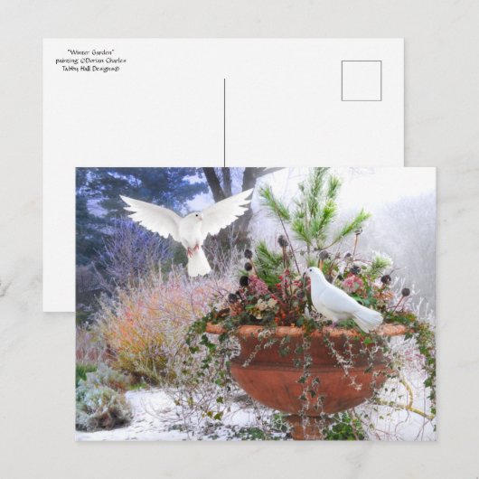 "Wintertuin" Briefkaart (Voorkant / Achterkant)