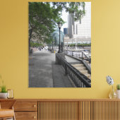 Wintertuin New York City Canvas Afdruk (Insitu (Woonkamer))