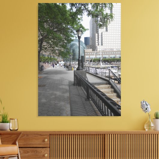 Wintertuin New York City Canvas Afdruk (Insitu (Woonkamer))