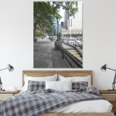 Wintertuin New York City Canvas Afdruk (Insitu (Slaapkamer))