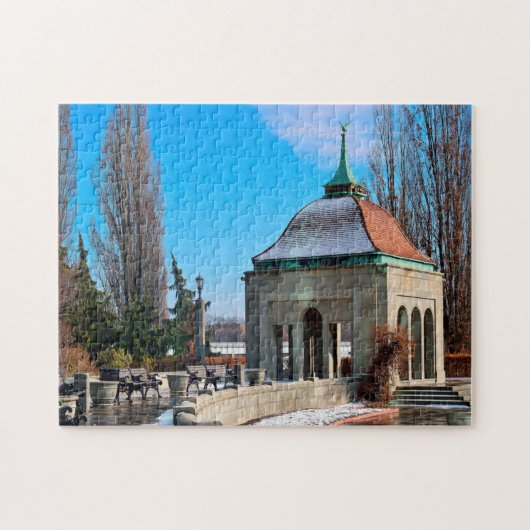 Wintertuin Niagara Falls. Legpuzzel (Horizontaal)