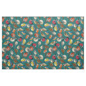 wintertuin vogels viridian stof (Fat Quarter)