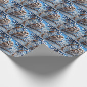 Winteruil inpakpapier (Hoek)