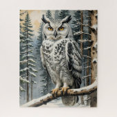 Winteruil Legpuzzel (Verticaal)