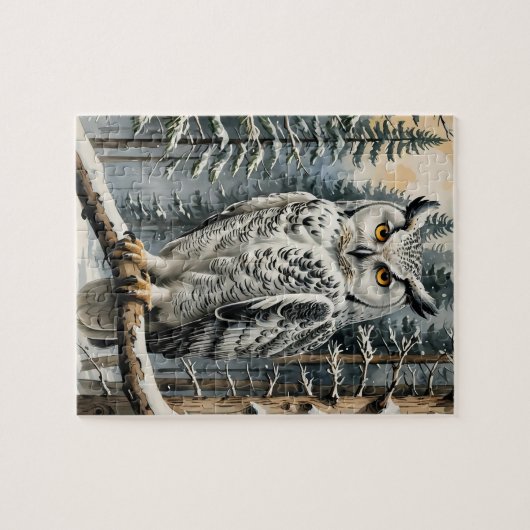 Winteruil Legpuzzel (Horizontaal)