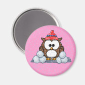 winteruil magneet (Voorkant / Achterkant)