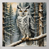 Winteruil Poster (Voorkant)